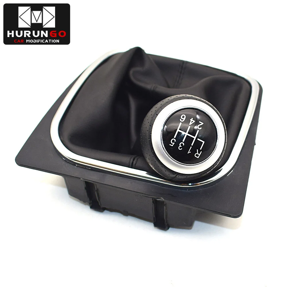6 Speed-silver Для VW Volkswagen Golf 5/6 MK5/6 Scirocco(2009) octavia автомобильный рычаг переключения передач Ручка 5 6 скоростей Ручка шариковый рычаг коробки передач - Название цвета: 6 Speed-silver