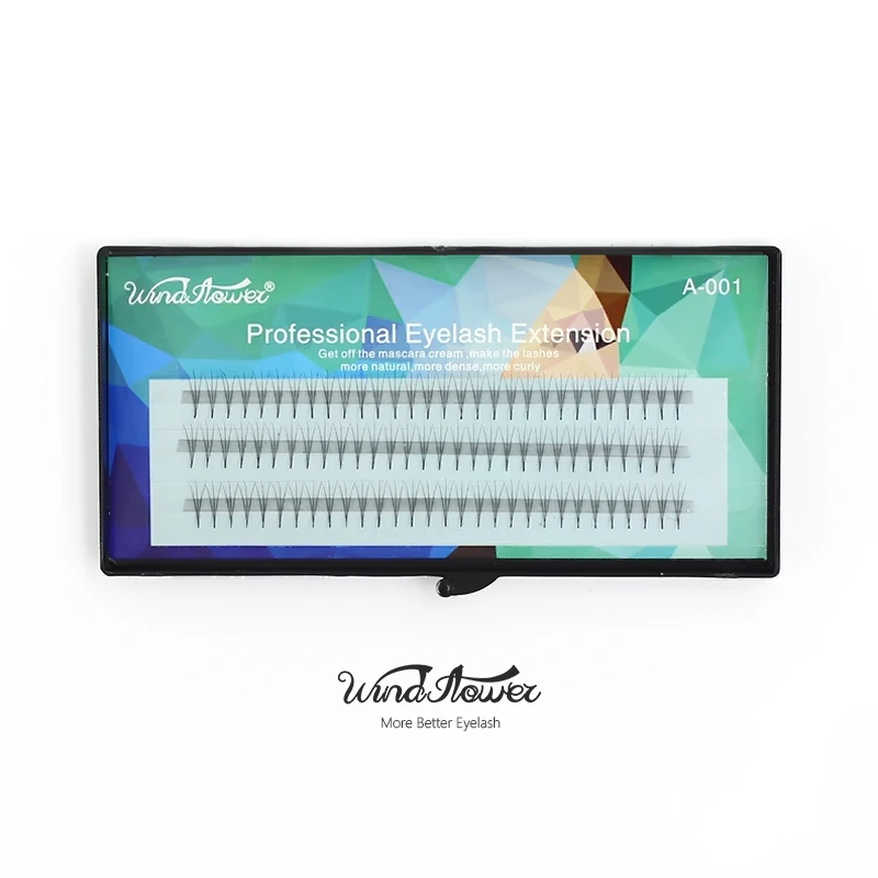 

10 Pcs 0.07 C 3D Professional Eyelash Extension Natural Curl Black Individual False Eyelashes Extension