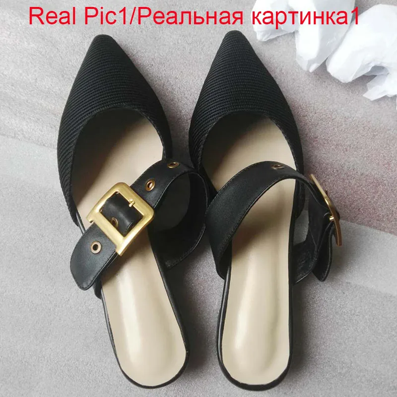 Новинка 2021 Брендовые женские туфли Dilalula с пряжкой повседневные Элегантные мюли