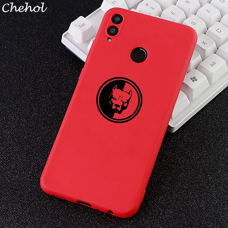Мобильный телефон чехлы для huawei Honor Note Mate10 Pro 20X Nova3 3i забавный чехол Pit Bull мягкие