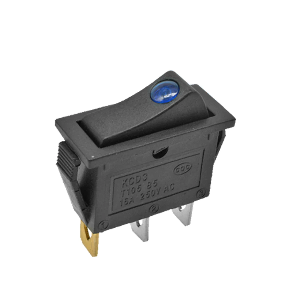 5 шт. KCD3 кулисный переключатель 15A/16A/20A 125 V/250 V ВКЛ-ВЫКЛ-на 2 позиции 3 позиции 2Pin 3Pin электротехнического оборудования Мощность переключатель