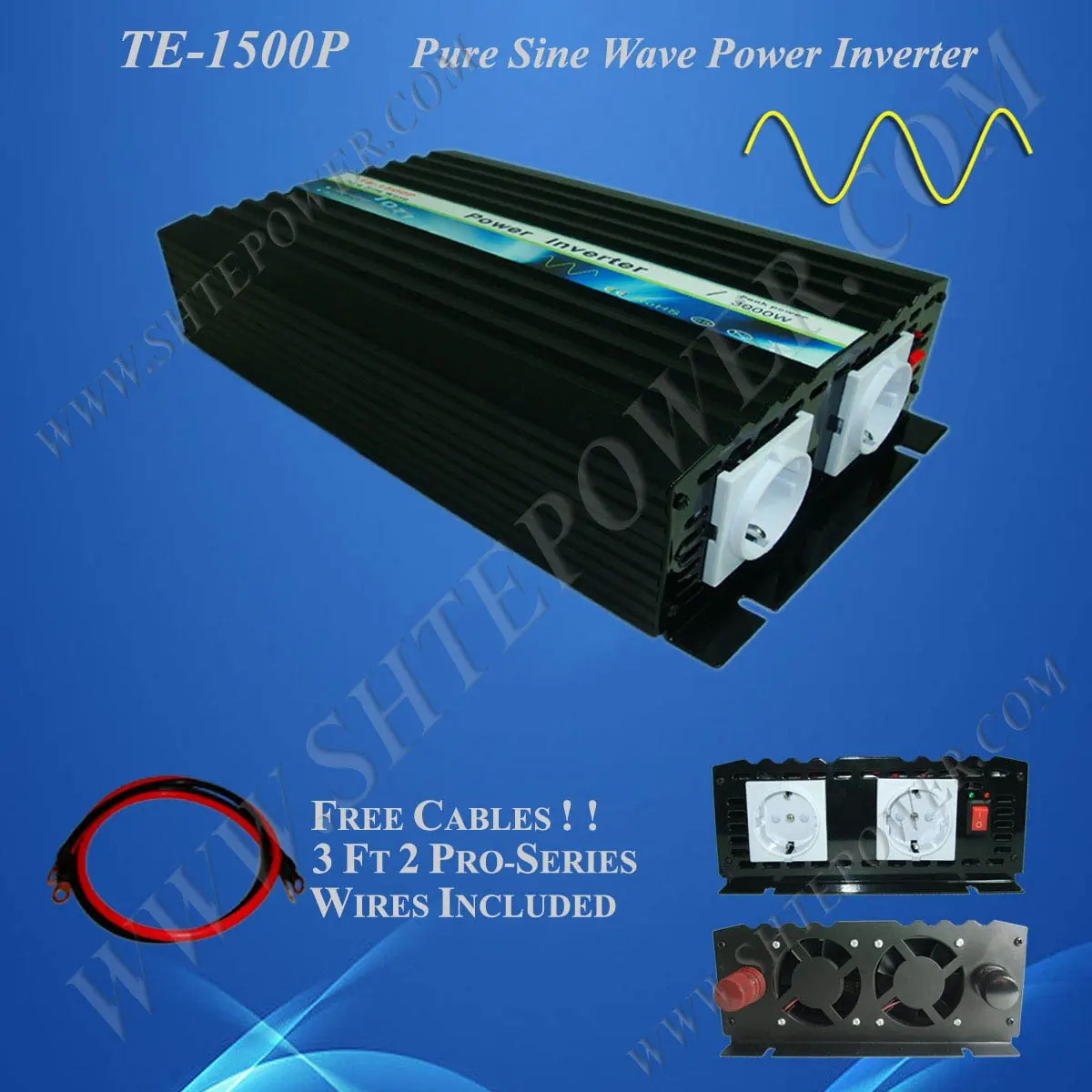 1500w Solar Invertor Pure Sine Wave Inverter DC 12v to 220v Power | Обустройство дома