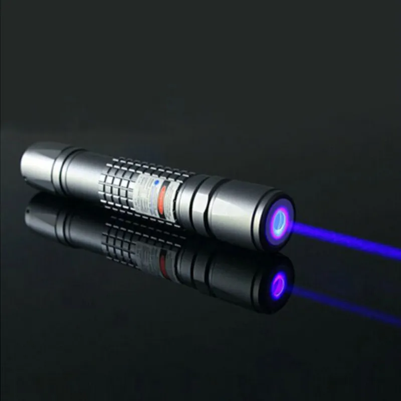 QIYING мощный военный 405nm светодиодный фонарик синий лазер PointerLazer факел ожога