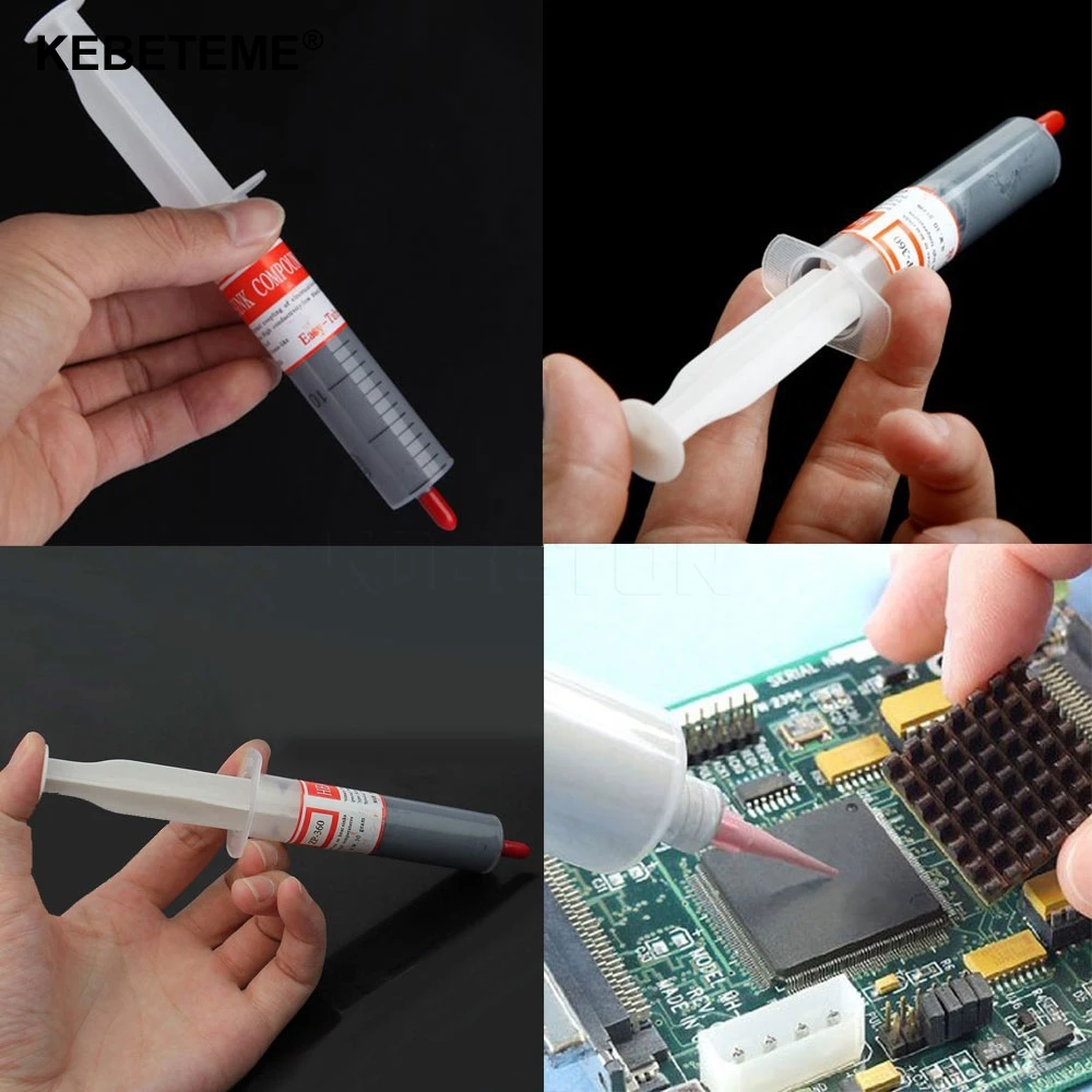 Новинка 2017 года а так же 30 г термальная смазка шприца серый Процессор чип паста