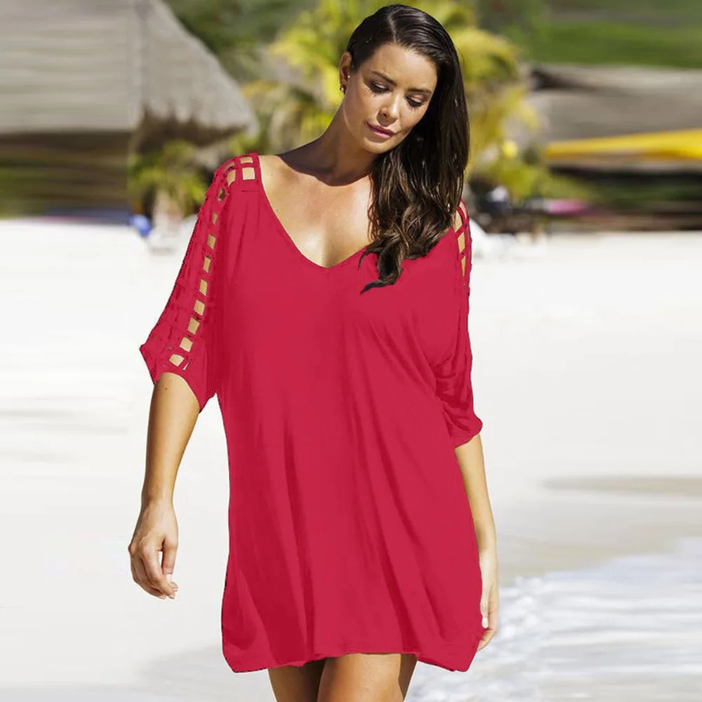 Puseky 2018 Лидер продаж для женщин пляжные флуоресценции летнее платье плюс размеры