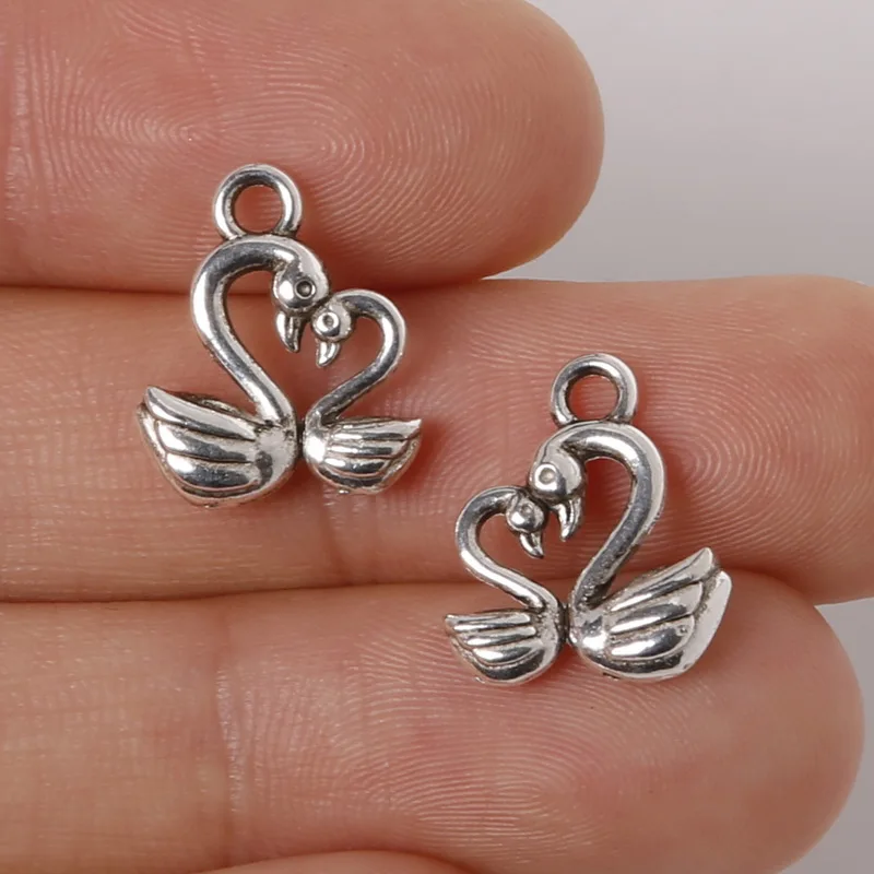 Подвески для самостоятельного изготовления ювелирных изделий 12 шт. 13x15 мм из