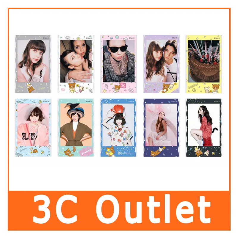 Оптовая продажа Fuji Плёнки Instax Mini мгновенный Rilakkuma мультфильм для Polaroid mini7s 8 25 50 s 70