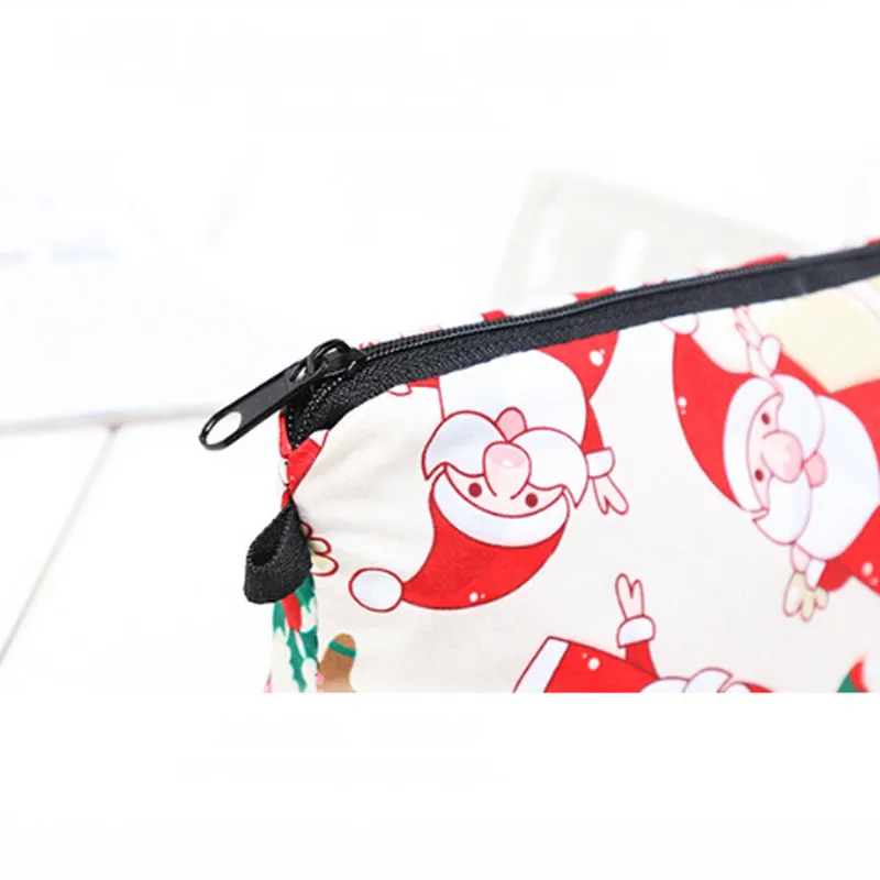 3D печать косметичка Санта Клаус Рождественская елка Женская Ручная сумка для