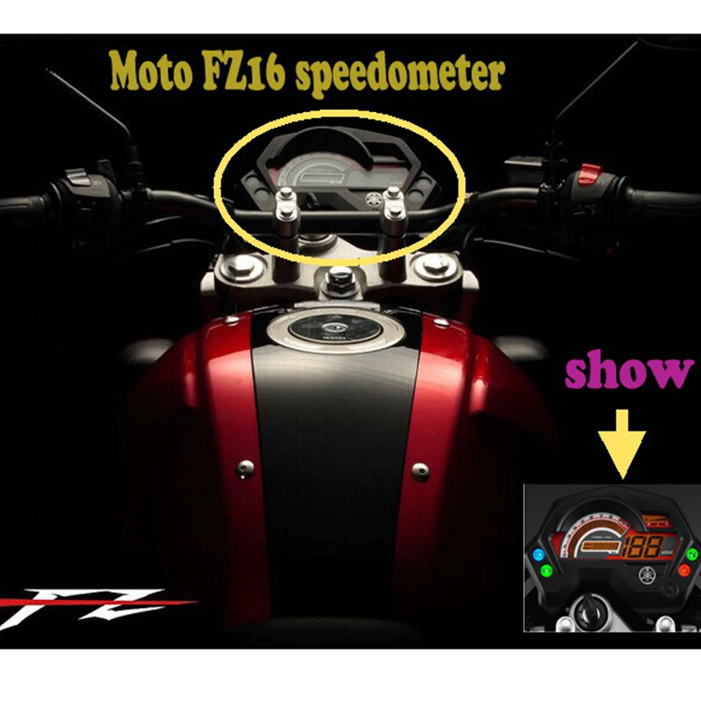Цифровой спидометр для мотоцикла ZSDTRP используется двигателя Yamaha FZ 16 FZ16