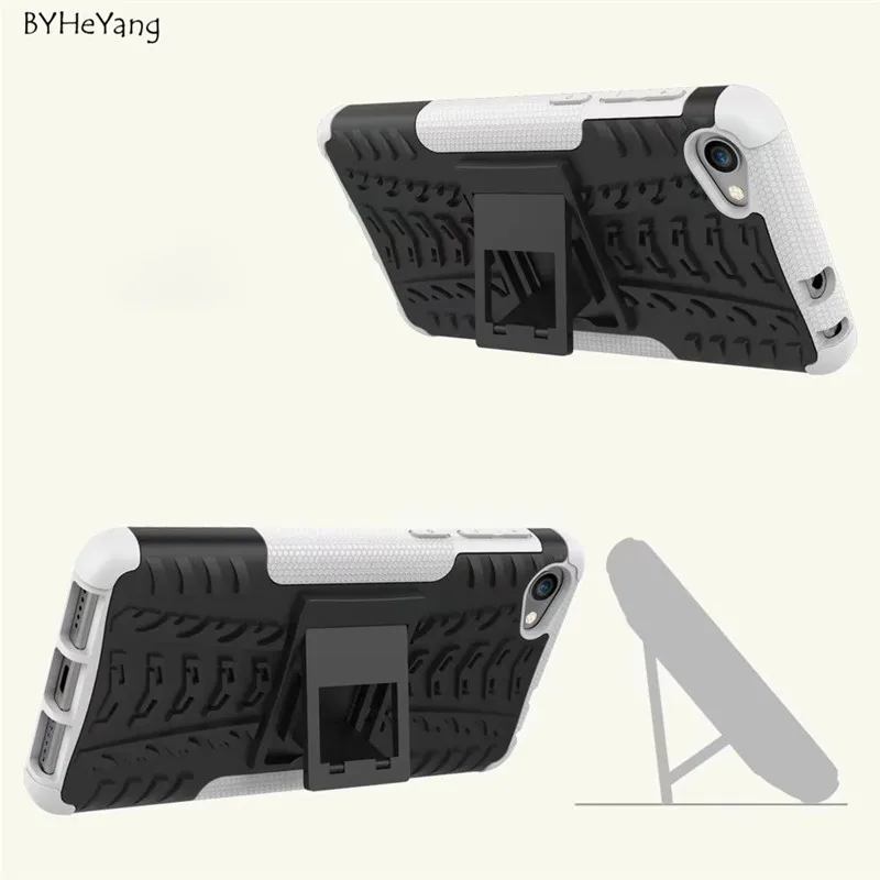 For Alcatel A5 LED Case 5.2inch Heavy Rugged TPU+PC Armor Shockproof Kick Stand Cover for OT5085 5085Y 5085D |