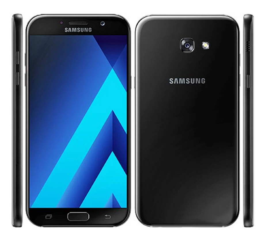 Оригинальный мобильный телефон Samsung Galaxy A7 Duos (2017) A720FD Exynos восемь ядер две SIM карты 3