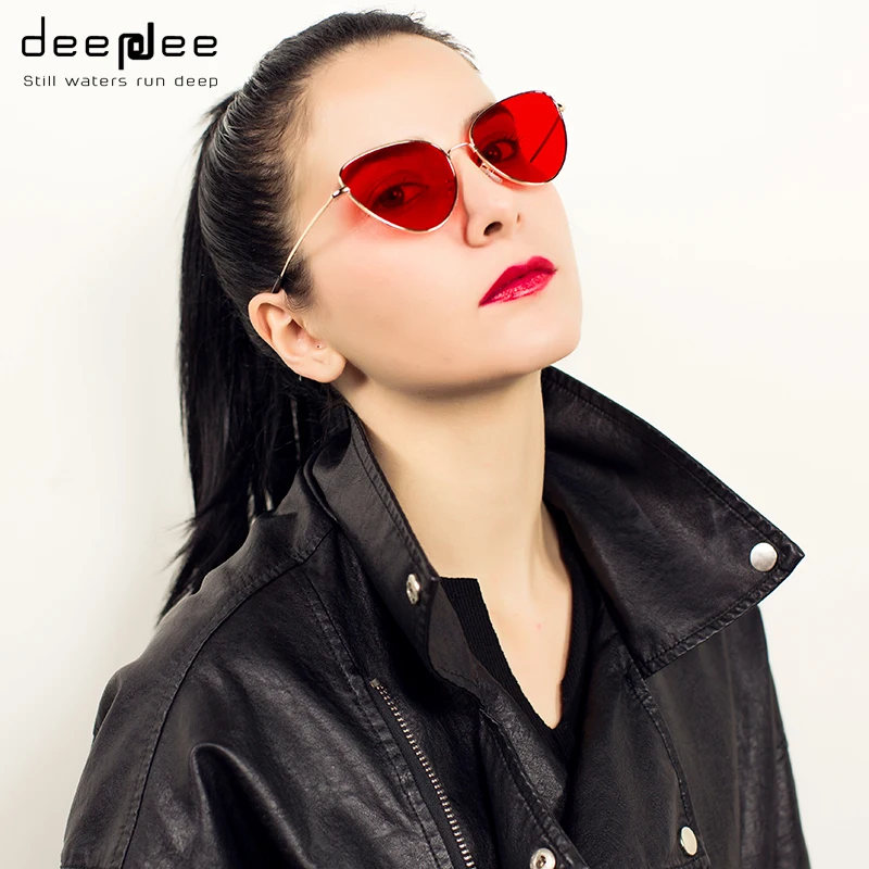 Deepdee солнцезащитные очки 2019 кошачий глаз женщина для женщин поляризационные