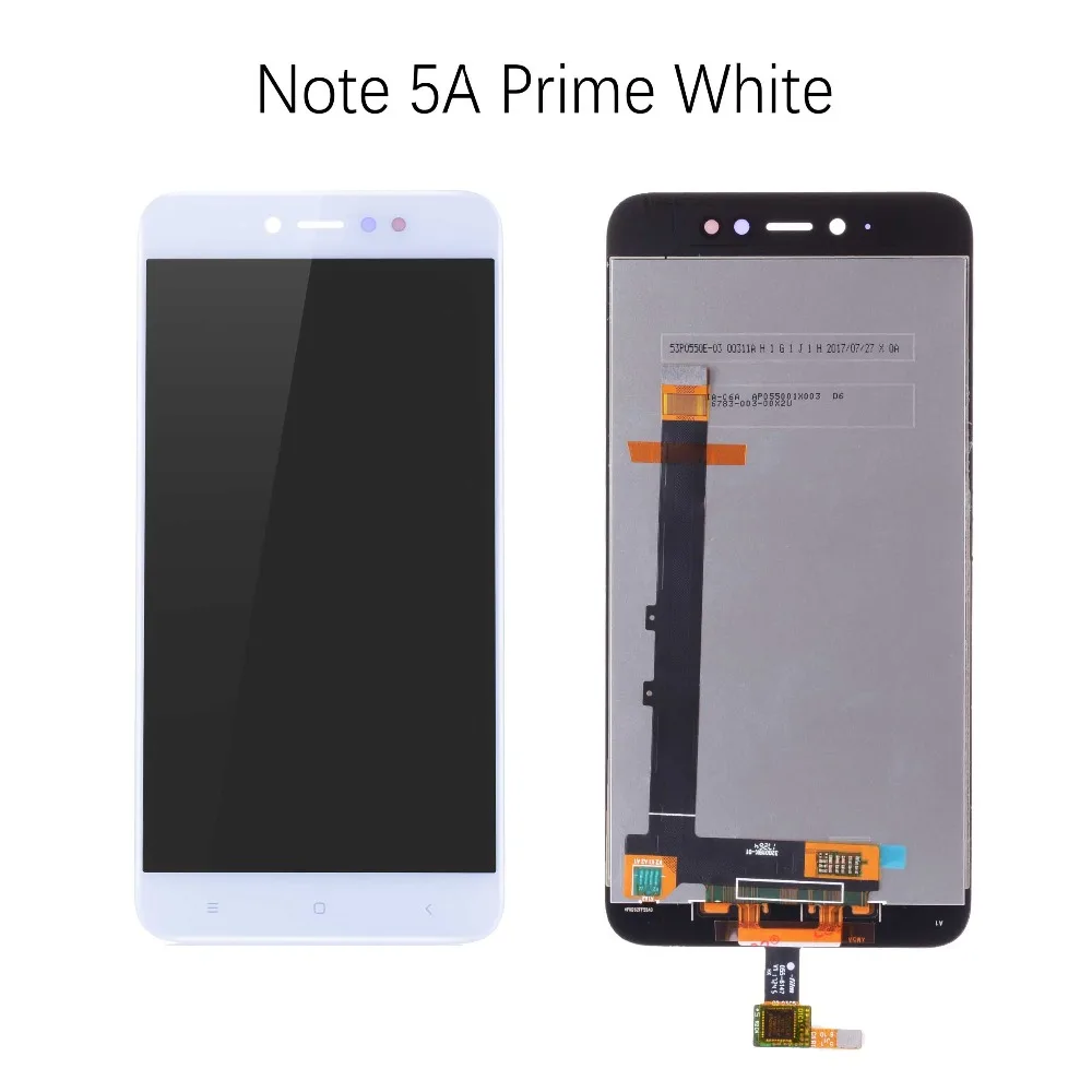 Дисплей для XIAOMI Redmi Note 5A 5A Prime Y1 / Y1 Lite LCD в сборе с тачскрином черный белый