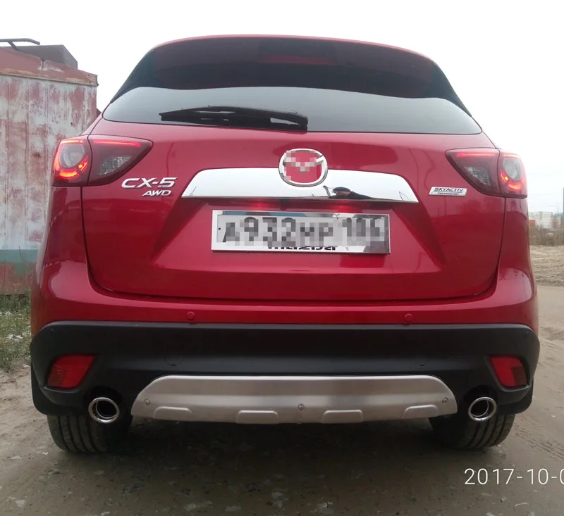 Глушитель выхлопной трубы из нержавеющей стали для Mazda CX-5 cx 5 cx5 kf 2012 2013 аксессуары