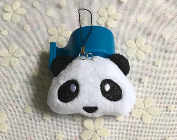 Little Panda 6CM stuffed plush toy dolls little gift pendant key chain Plush Toy Dolls B0882 | Игрушки и хобби