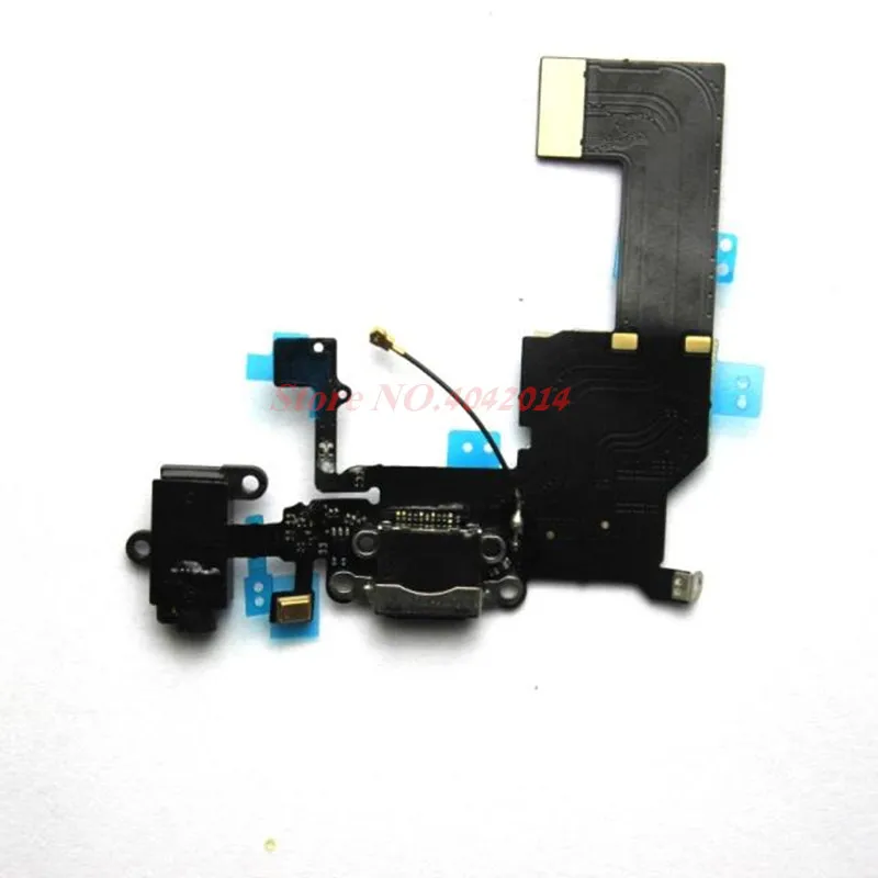 Оригинальный USB порт для зарядки с микрофоном разъем наушников Felx кабель iphone 5 5G 5C