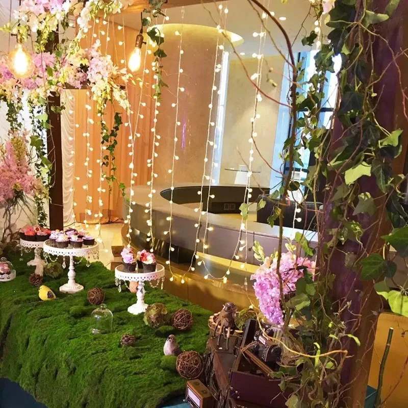 Свадебное украшение 5 м Рождественская светодиодная гирлянда декоративная