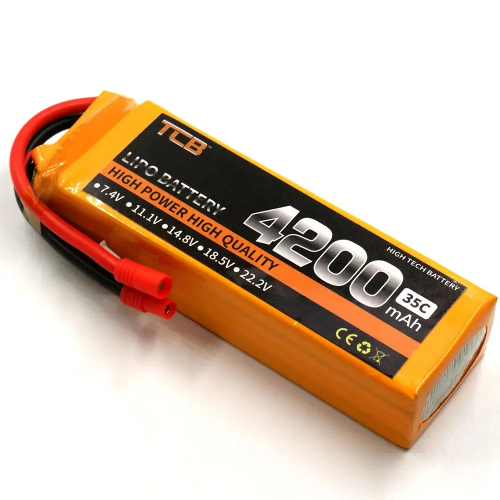 

TCB RC toys lipo battery 18.5v 4200mAh 35C 5s RC airplane drone car boat cell Li-Po batteries AKKU free shipping