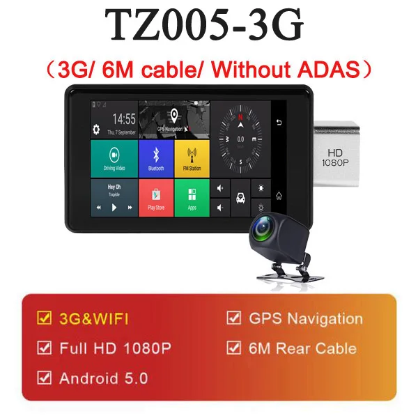 3G WHEXUNE 4 дюйма Видеорегистраторы для автомобилей 3g dash cam с Android gps журнала Двойной объектив 1080p dash cam era WI-FI беспроводной HD Автомобильный видеорегистратор видео регистратор рекордер - Название цвета: 3G