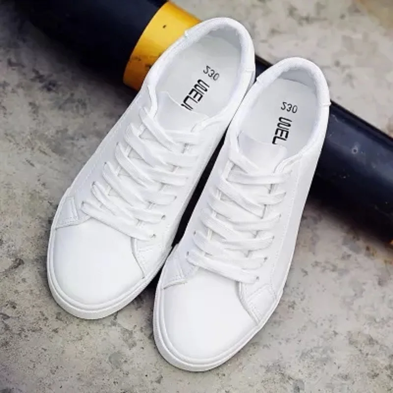 2018 Новый год летние белые туфли Женская Парусиновая обувь на плоской подошве