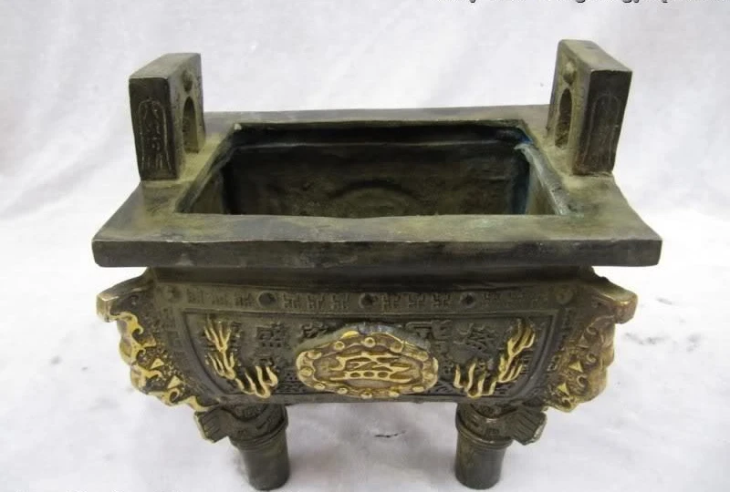 7 &quotКитайский буддизм Классическая бронзовая фигурка для привлечения богатства