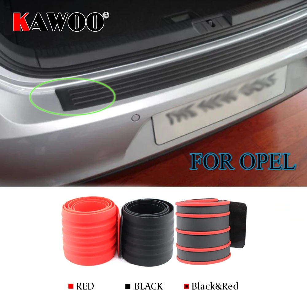 Резиновый задний бампер KAWOO для Opel Mokka Vectra Zafira Combo Astra J Meriva защитная Накладка на