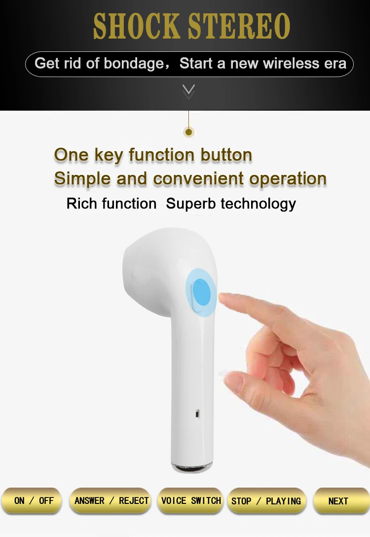 Мини IT007 TWS Bluetooth 5 0 наушники беспроводные с микрофоном 3D стерео бас зарядка