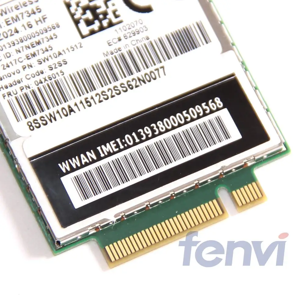 Беспроводная EM7345 GOBI5000 4G LTE HSPA + GPRS WWAN NGFF карта FRU:04X6015 для Lenovo Thinkpad T440 W540 T440P X240 L540 X250|3G