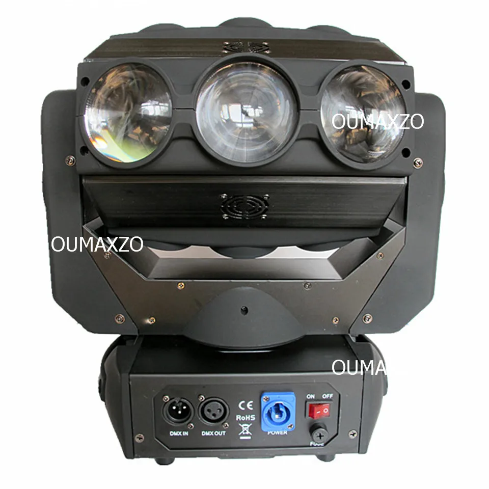

Nine Eyes Spider 9pcs 12W Moving Head LED Disco/DJ/Wedding Spider beam light endless motor 9pcs rgbw color beam moving head led