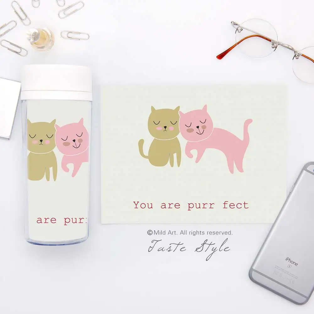 С крышкой широкий рот 300 мл детские бутылки для воды хипстер животные медведь