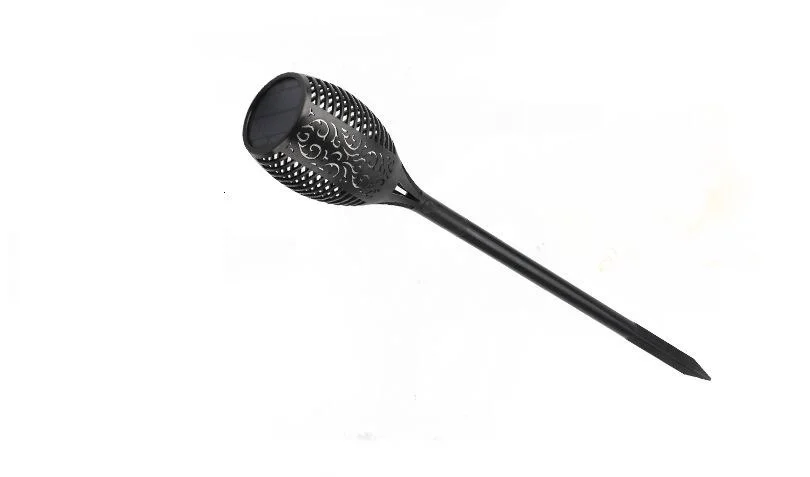 저렴한 Led 태양 잔디 램프 춤 불꽃 방수 무선 깜박 거리는 횃불 랜턴 야외 정원 파티오 야드 통로 풀