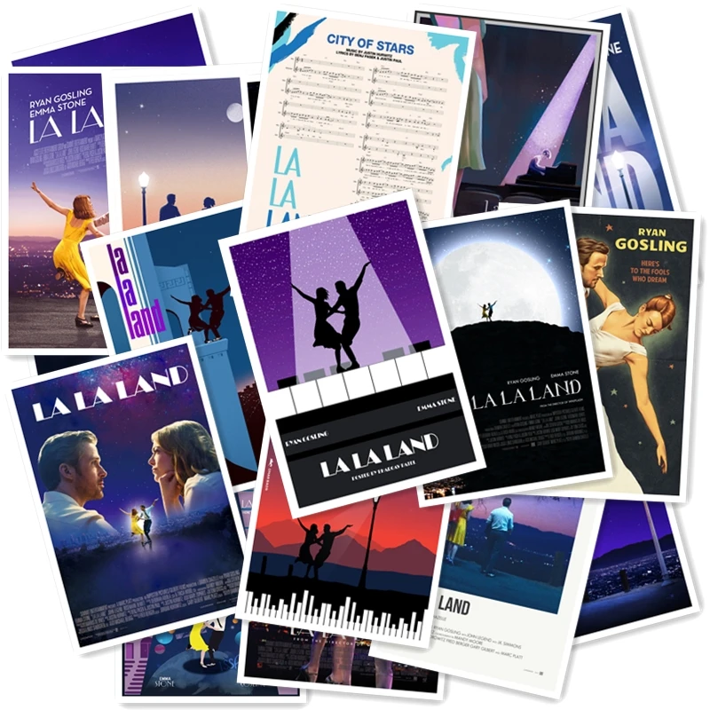 La Land 20/шт ПВХ серия стикер домашний декор холодильник стиль стены путешествия чемодан Граффити стиль