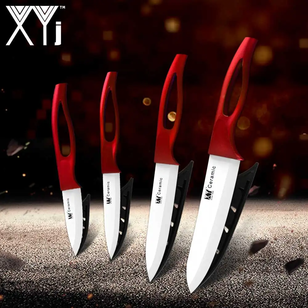 XYj набор кухонных ножей для шеф повара керамический нож из циркония 3 &quot4&quot 5