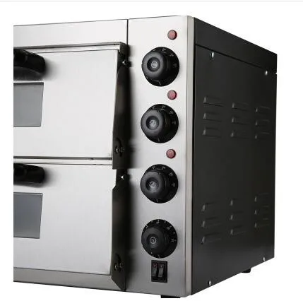 Печь для пиццы коммерческая печь выпечки двойная хлебобулочная