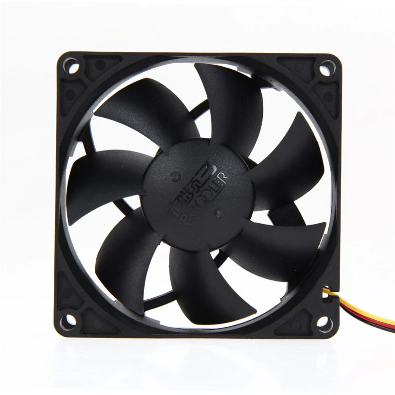 Новый 80 мм компьютерный ПК чехол 3/4 Pin Вентилятор охлаждения с винтовая прокладка