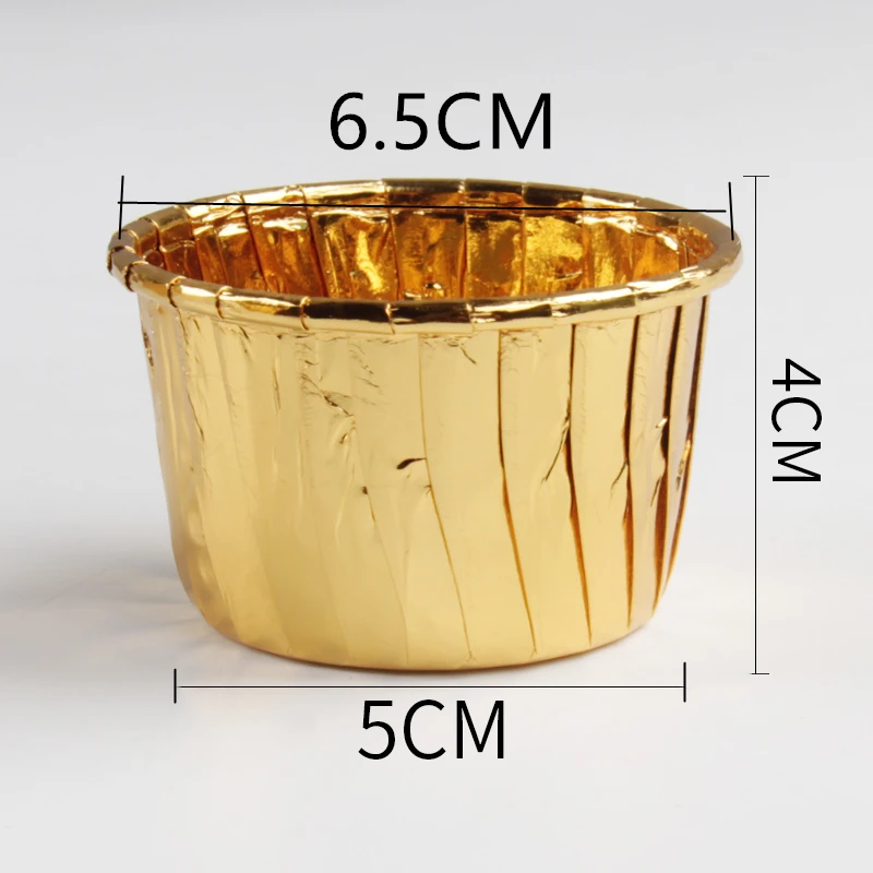 50 шт./компл. кекс Бумага чашек свадебные вкладыши обертка Круглой Формы для