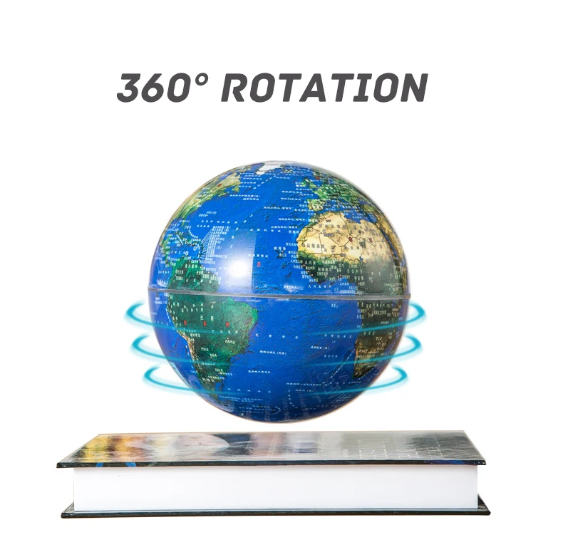 Да магнитная левитация 360 ° вращающийся глобус электронный плавающий подвесной Глобус для ребенка дома спальни учебы школы подарок игрушки
