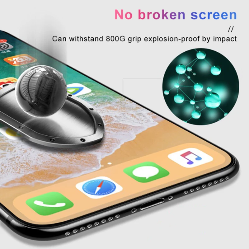 Новое защитное стекло для i phone Xs max для iphone X Xr s Xsmax mas apple ipone iphon Защитная пленка для экрана 9h
