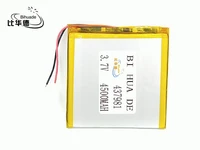 li po 1pcslot 437981 3 7v 4500mah lithium polymer battery with protection board for pda tablet pcs digital products