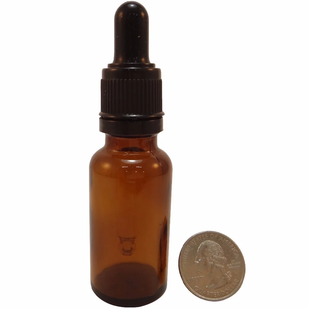 2шт дорожный размер 20 мл бостонские круглые стеклянные янтарные бутылки эфирного