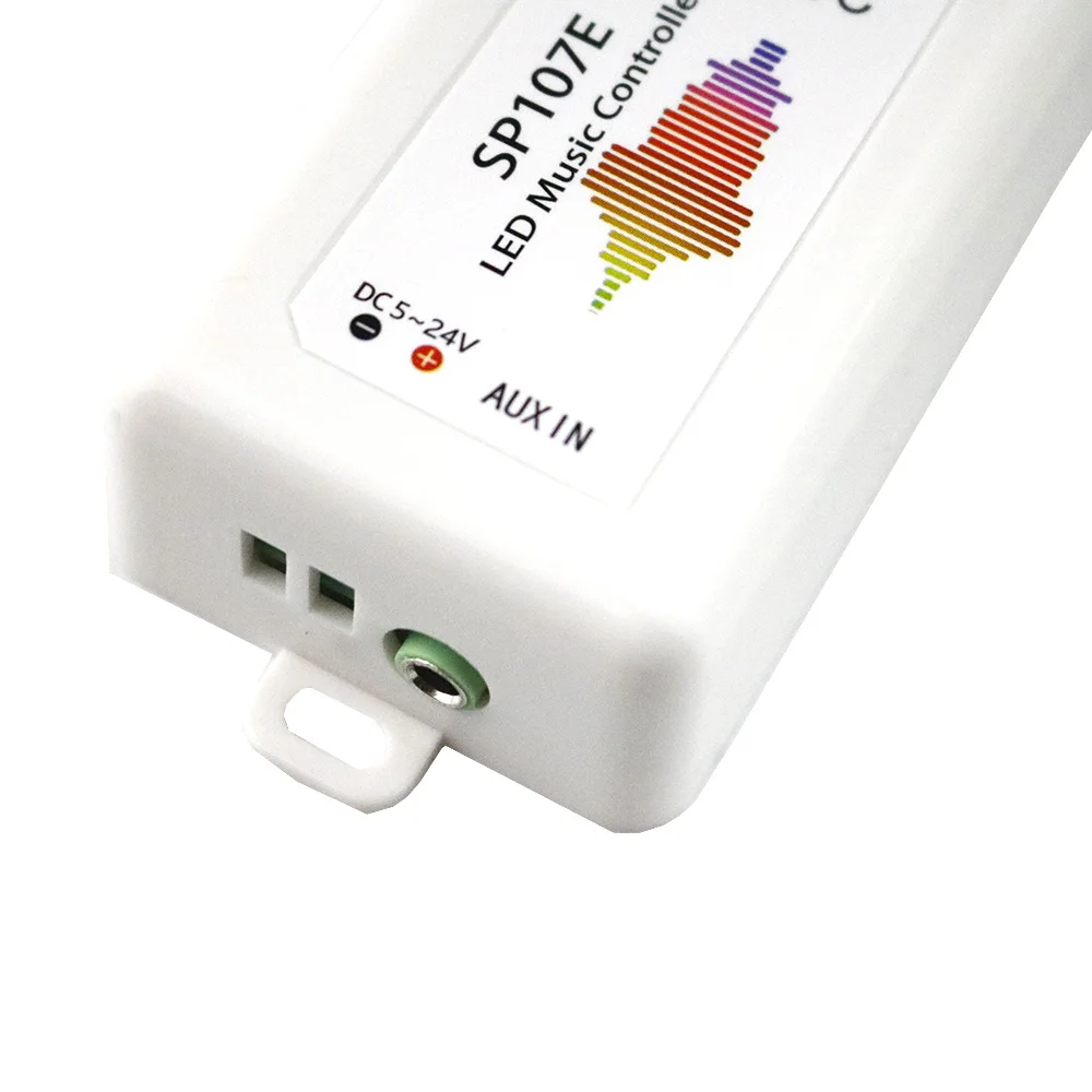 DC5V-24V SP107E светодиодный контроллер Bluetooth Музыка RGB SPI управление через приложение