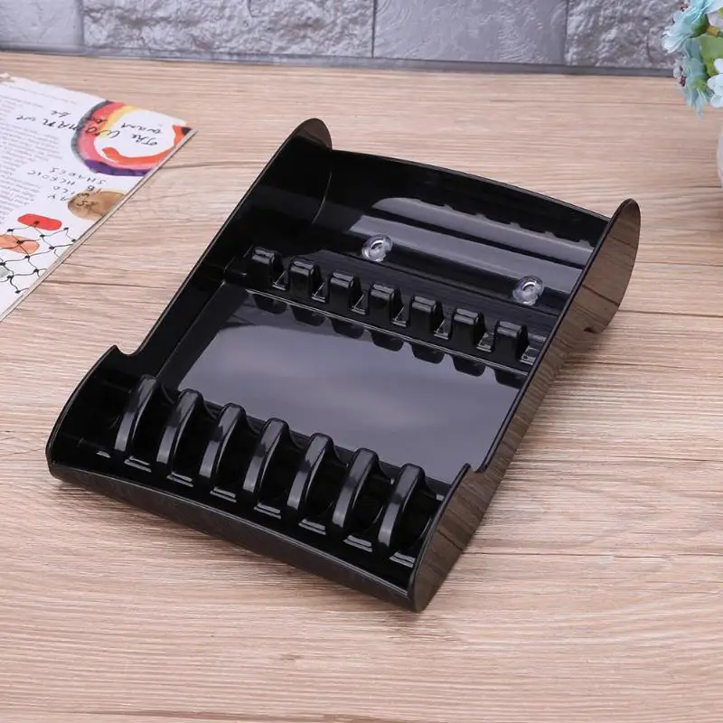 

Salon Shears Stand Rack Case Hair Scissor Holder Organizer Storage Tray With 2 Sucker New Arrival