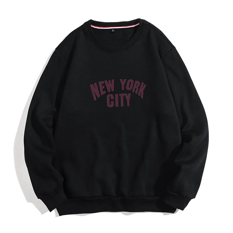 2018 осень/Новинка зимы Для мужчин толстовки вокруг шеи длинный рукав куртка Высокое качество Уличная плотная