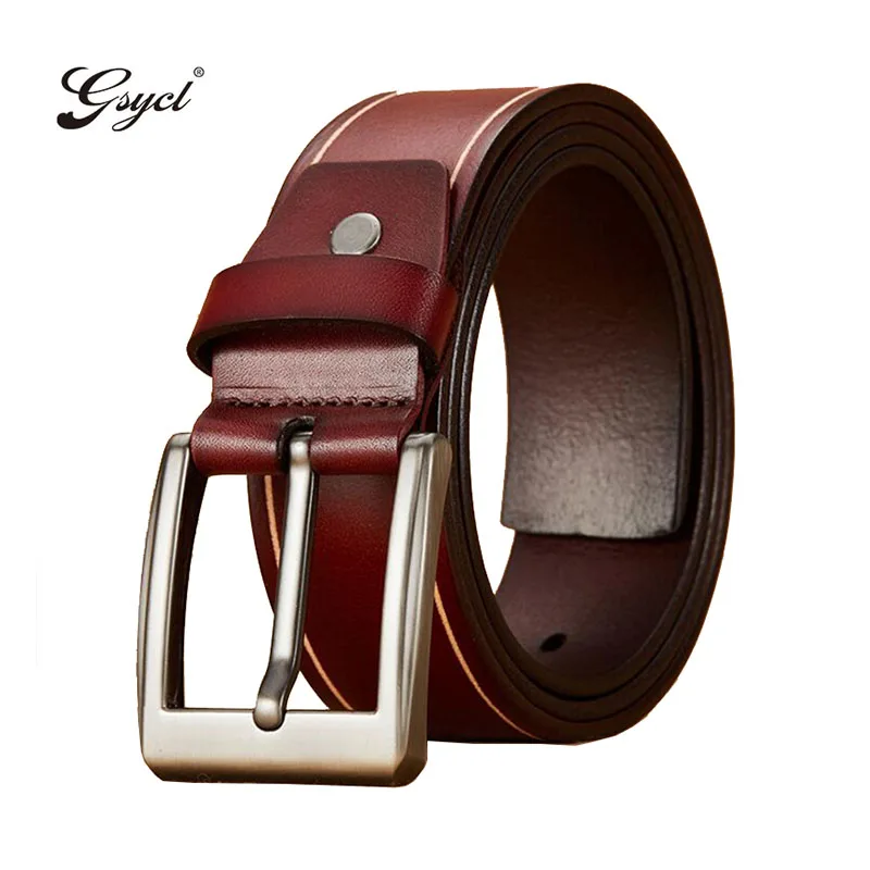 [Gsycl] Новинка 2017 года Роскошные Пояса из натуральной кожи Производитель ремень
