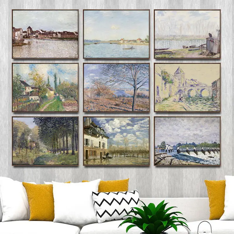 Декор для дома художественные настенные картины гостиной фотография картина