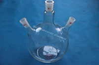 5l 3 neck flat bottom flask 5000 ml joint 2440heavy wall lab instrument
