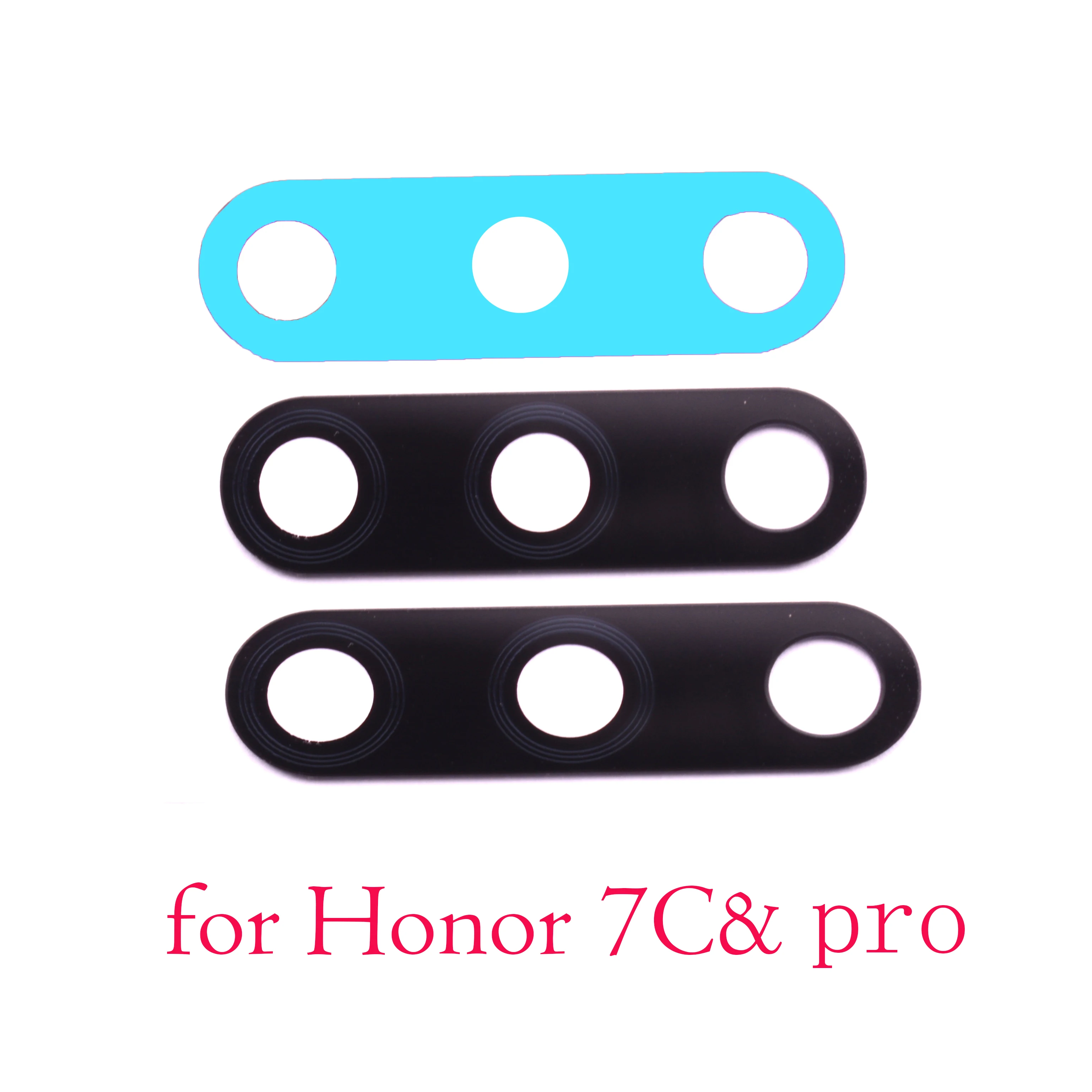 Новый оригинальный стеклянный объектив камеры для Huawei Honor 7C и Pro с клеем