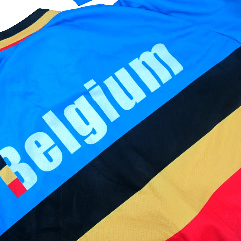 Велосипедная Джерси команды Бельгии с длинным рукавом одежда для горного