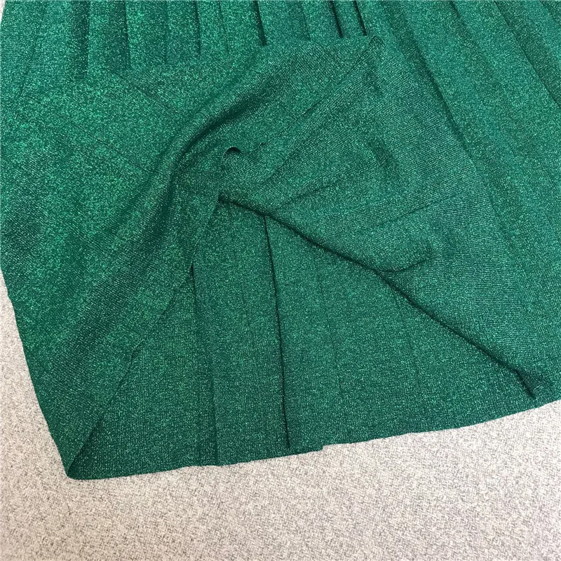 Роскошное дизайнерское Брендовое трикотажное платье для женщин повседневное