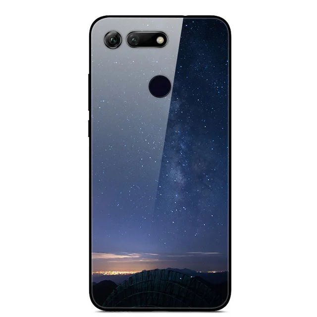 11 Для huawei Honor V20 чехол из стекла модный жесткий чехол для телефона для huawei Honor View 20 чехол View 20 V 20 закаленное мягкое бампер Honorv20 - Цвет: 11